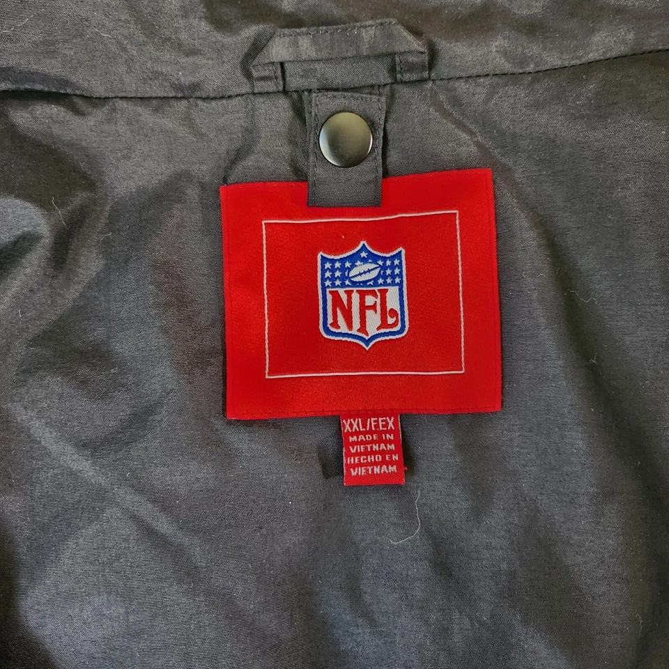NFL 旧金山 49 人队外套夹克背心男式 2XL 3 合 1 羊毛 G-III 服装队 — 第 3/4 张图片