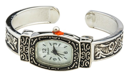 Blekon Collections Analog Quartz Women 31mm Case Western Style Cuff Bangle Watch - Picture 7 of 19