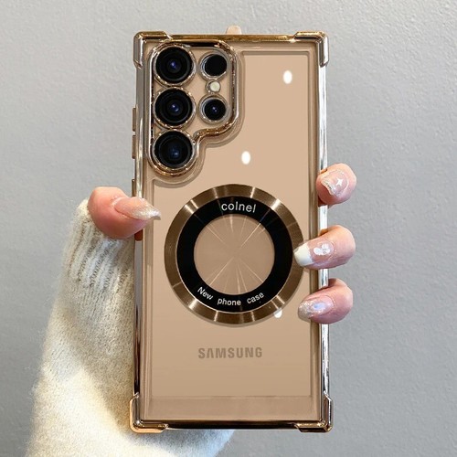 Luxury Plating Magnetic Case For Samsung S25 S24 Ultra S23 FE S21Plus S22 Note20 - Picture 4 of 19