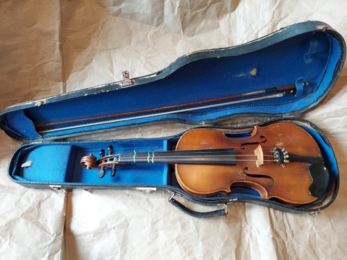 Violín Lewis Modelo 125 tamaño 4/4. Alemania, muy buen estado, con estuche y arco - Imagen 9 de 24
