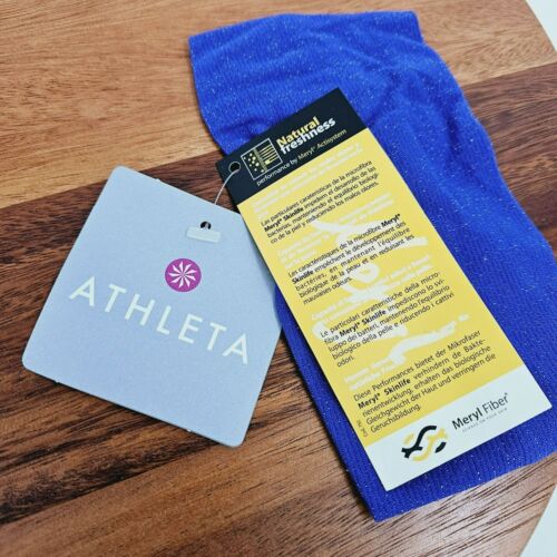 Athleta Schimmer Knoten Stirnband Blau Lila Lavendel One Size Meryl Skinlife Neu - Bild 2 von 12