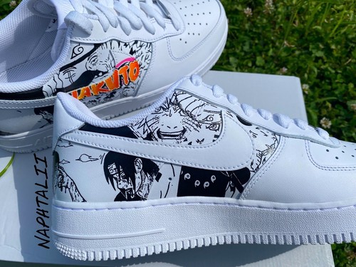 Nike "Naruto Uzamaki" AF1 Custom (ANY SIZE)(SHIPPING IS 3-4 WEEKS) - Picture 5 of 5