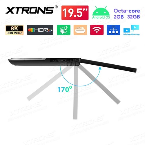 HDMI 19.5" Android Car Roof Mounted Monitor FHD 8K Video Multimedia WiFi 2G 32GB - Picture 11 of 15