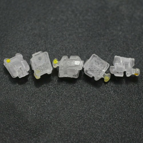 Dental Orthodontic Self Ligating Ceramic Bracket Metal Buccal Tube Ormco Damon Q - Picture 22 of 83