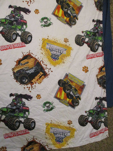 Monster Jam hoja plana 91" largo x 80" ancho excavadora de tumbas destrucción máxima como está - Imagen 9 de 14