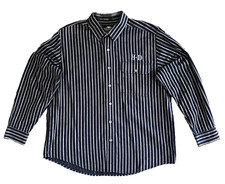 Harley Davidson Button Up Shirt Mens XL Work Mechanic Spell Out Embroidery Patch