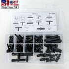 113PCS Automotive Vacuum Connector Assortment Tubing Straight Tee Connector