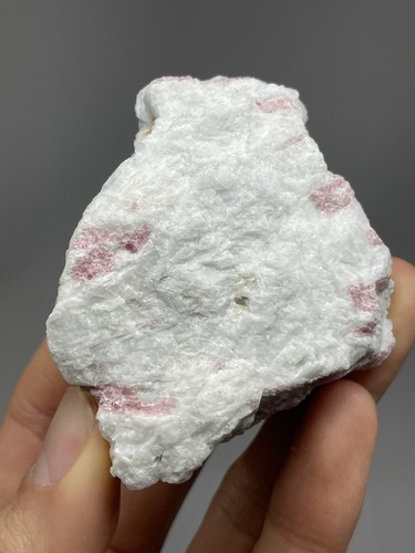 4.3oz Natural Pink Tourmaline Crystal Rough Rare Mineral Specimens healing L7 - Picture 8 of 12