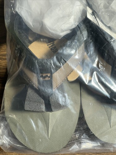 BILLABONG Men’s Size 12 Military Green Impact Slip-On Sandals / Flip Flops NEW - Picture 6 of 10