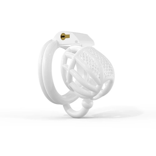 New Mini Male Chastity Device Slave Curved Lock Ring,Men Cuckold Lock Cage - Picture 24 of 36