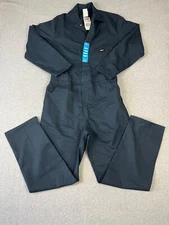 Dickies Flex Performance Coveralls Men LT Blue Full Zip Temp Control Long Sleeve