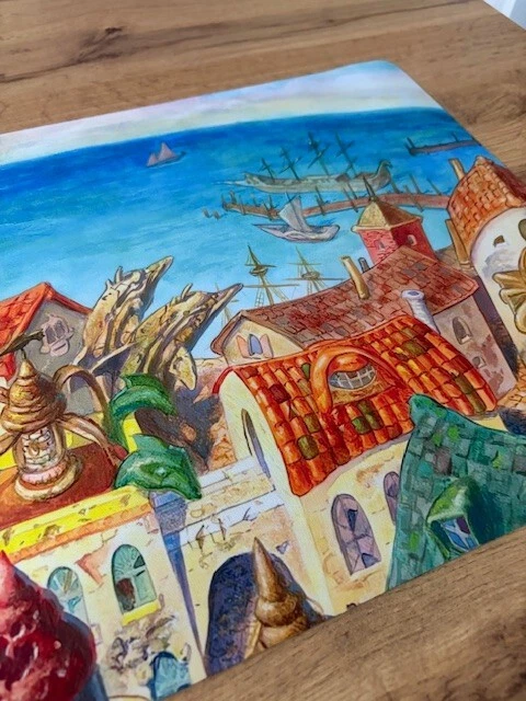 Rishadan Port Playmat MAGIC MTG Tappetino porto di rishada High Quality New - Bild 2 von 3