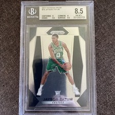 Jayson Tatum rookie graded card Bgs 8.5