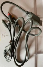 Official Microsoft Xbox 360 Audio Video AV Component HD Cable Cord! ~ Authentic!