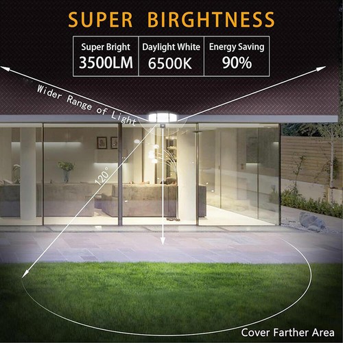 35W LED Außenleuchte mit Bewegungsmelder Fluter Wandlampe Strahler Sensor IP65 - Bild 12 von 16