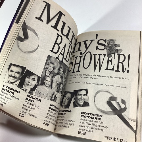 TV Guide 1992 Atlanta GA Ed Local Ads Johnny Carson Golden Girl Night Court Last - Bild 21 von 24