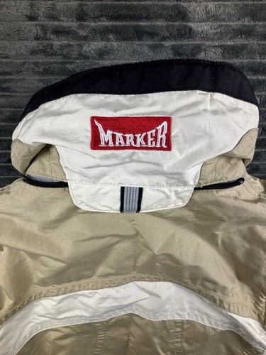 Marker Women’s Ski Jacket Winter Snowboard Lining Pockets Khaki Brown Insulated - Picture 9 of 18