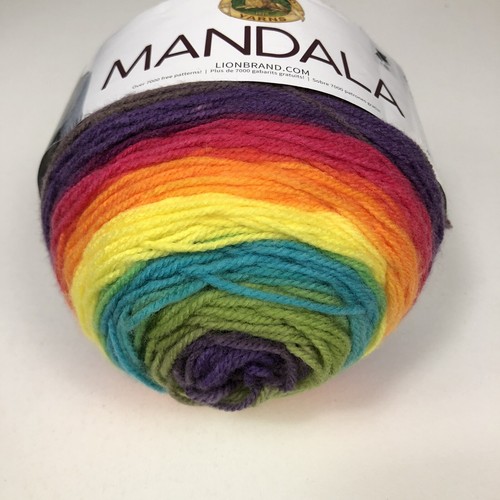 One New Skein Of Lion Brand Mandala Gnome #209 5.3oz - Afbeelding 2 van 8