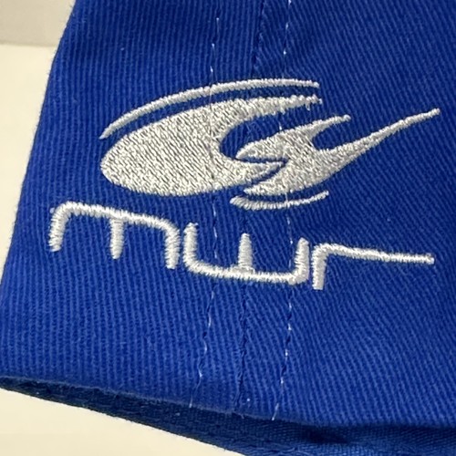 Cappello berretto a sfera Nascar Napa Racing Michael Waltrip blu e oro #55 MWR Hook & Loop - Foto 7 di 14