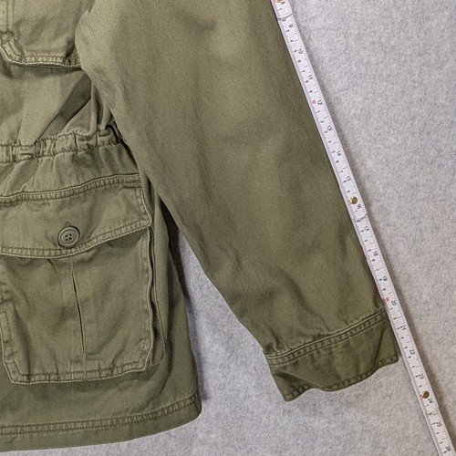 Crazy 8 Green Military Style Jacket for Girls, Size XL 14 100% Cotton - Picture 11 of 14
