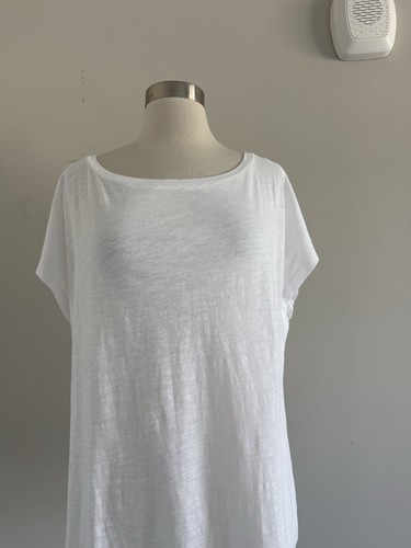 NUEVO TOP SIN MANGAS JERSEY 100% ALGODÓN ORGÁNICO EILEEN FISHER TALLA 1X - Imagen 2 de 7