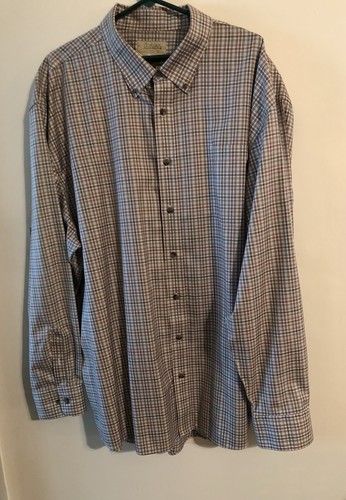 Cabelas Shirt Men's 3XL Tall Button Down Long Sleeve Outdoor Business Casual - Picture 2 of 13