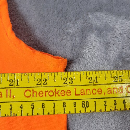 Remington Men's Size Medium Hunter Orange Sleeveless Pocketed Full Zip Vest - Picture 11 of 14