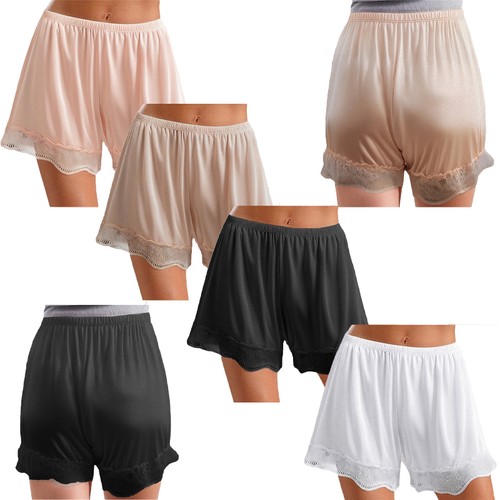 Womens Sleepwear Waistband Pettipants Pumpkin Shorts Elastic Trim Half Slip - Picture 2 of 60