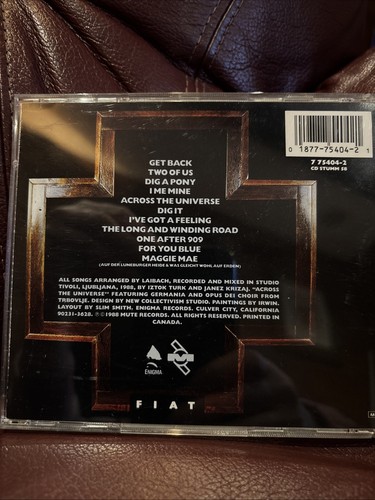 Laibach Let It Be CD RARE Industrial Electronic '88 Enigma / Mute 7 75404-2 - Picture 2 of 4