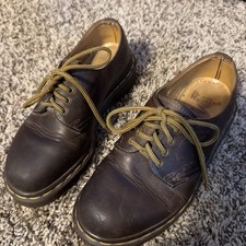 Vintage Dr Martens 1561 Brown Leather Oxford Shoes Made in England-Women 5.5 - 3