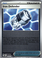 Iron Defender Reverse Holo 118/132 ME01: Mega Evolution Uncommon - NM