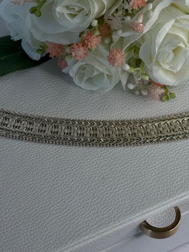 ELEGANT ITALY MILOR 925 STERLING SILVER BRACELET LENGTH 8 INCH - Picture 4 of 9