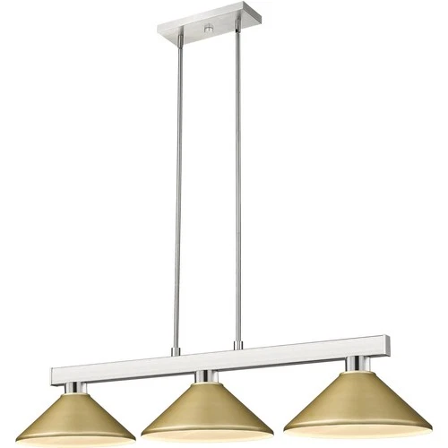 Z-Lite 152BN-MSG Cobalt Billiard Light Brushed Nickel - Picture 1 of 5