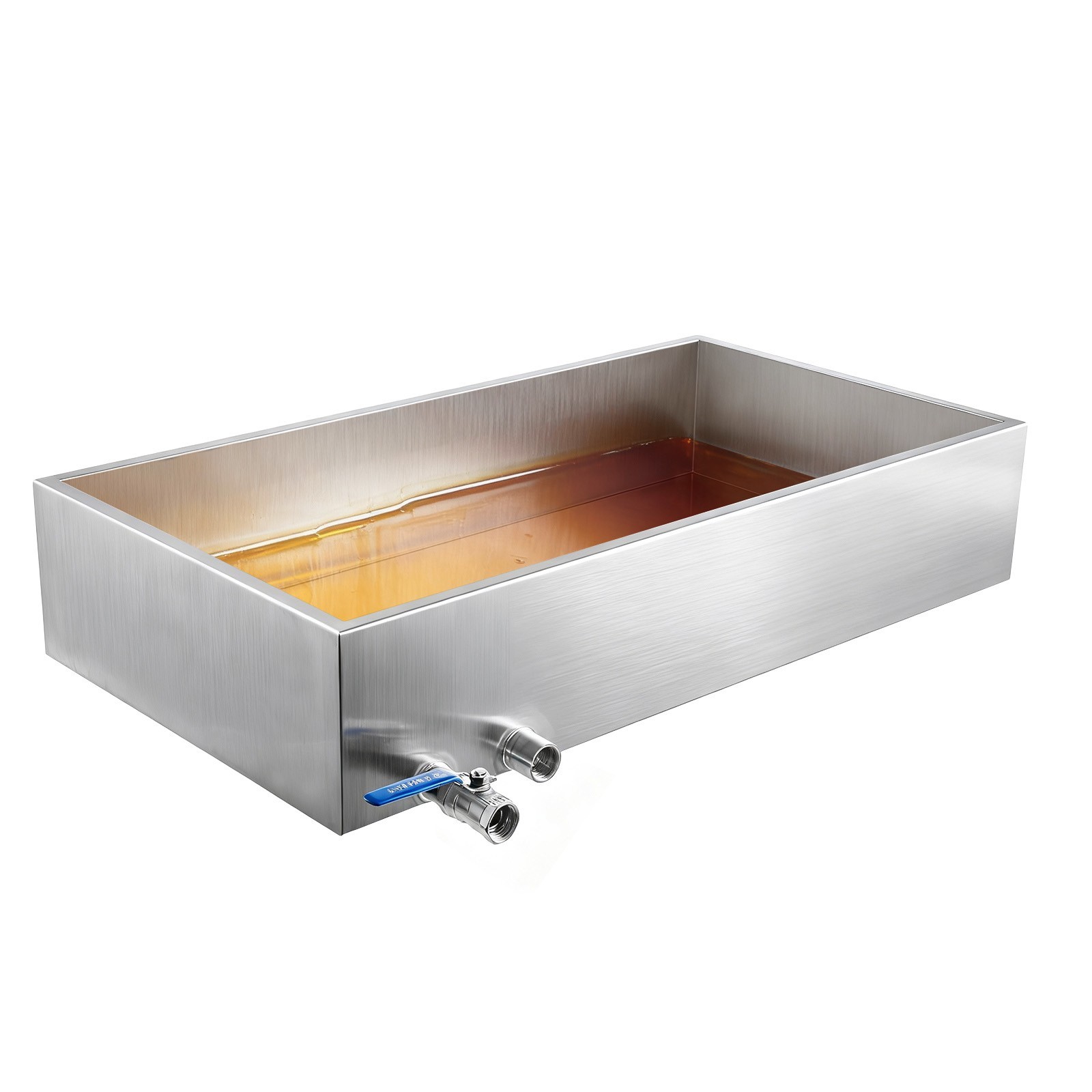 Marada Maple Syrup Evaporator Pan 304 Stainless Steel with a Valve Two Interface