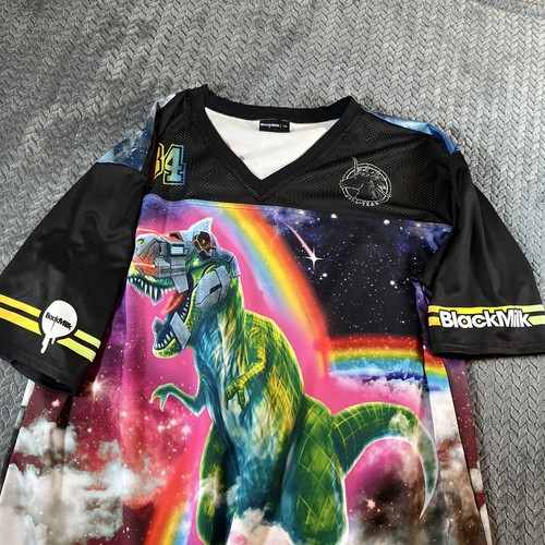 BlackMilk Hell Yeah Touchdown Women's SS Jersey Size 2XL Graphic Print Oversized - Picture 3 of 7