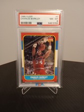 1986 Charles Barkley Fleer RC PSA 8 🏀🔥