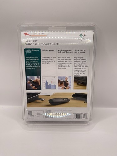 Logitech Wireless Presentation Remote R400 USB with Laser Pointer - NEW IN BOX - 第 4/11 張圖片