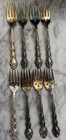 Oneida deluxe stainless BEETHOVEN Silverplate 8 Salad Forks flatware