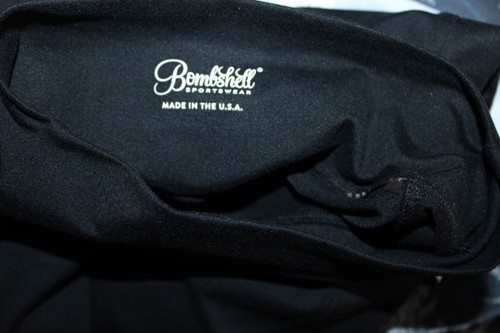 Bombshell Sportswear Leggings Womens XS High Rise Scrunch Back Yoga POCKETS - Picture 5 of 5