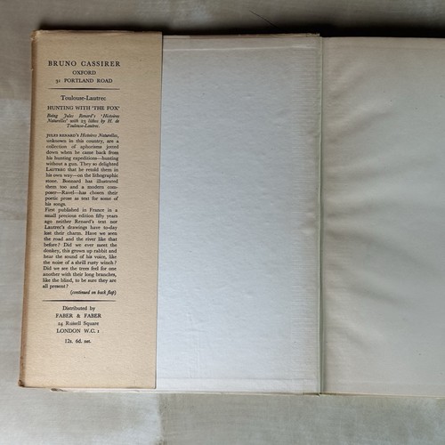 Jagd mit dem Fuchs Toulouse Lautrec 1948 HC/DJ Vintage Buch Illustrationen schön - Bild 2 von 15
