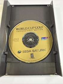 World Cup Golf: Professional Edition (Sega Saturn, 1996) CIB With Foam Insert