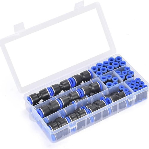 Quality Assured 60Pcs Quick Connectors for Air Hoses in 5 Different Sizes - Afbeelding 15 van 24