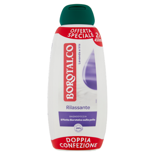 Borotalco Lavanda e Iris Rilassante Bagnodoccia 2 x 450 ml
