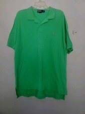 Polo Ralph Lauren Polo Shirt Short Sleeve Classic Fit Green Men's XL 100 Cotton