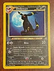 Umbreon 13/75 Pokemon Card Hologram Vintage 90's Nintendo Neo Discovery