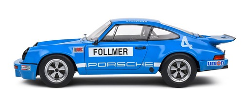 SOLIDO - PORSCHE 911 Iroc blue #4 FOLLMER IROC RIVERSIDE 1974 - 1/18 - SOL181... - Picture 3 of 10