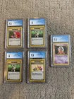 Lot of Graded Base Set 1999 Pokemon Cards 1st edition