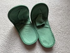 Disposable Slippers Closed Toe Spa Slippers Green Non-Slip Hotel Travel Guest