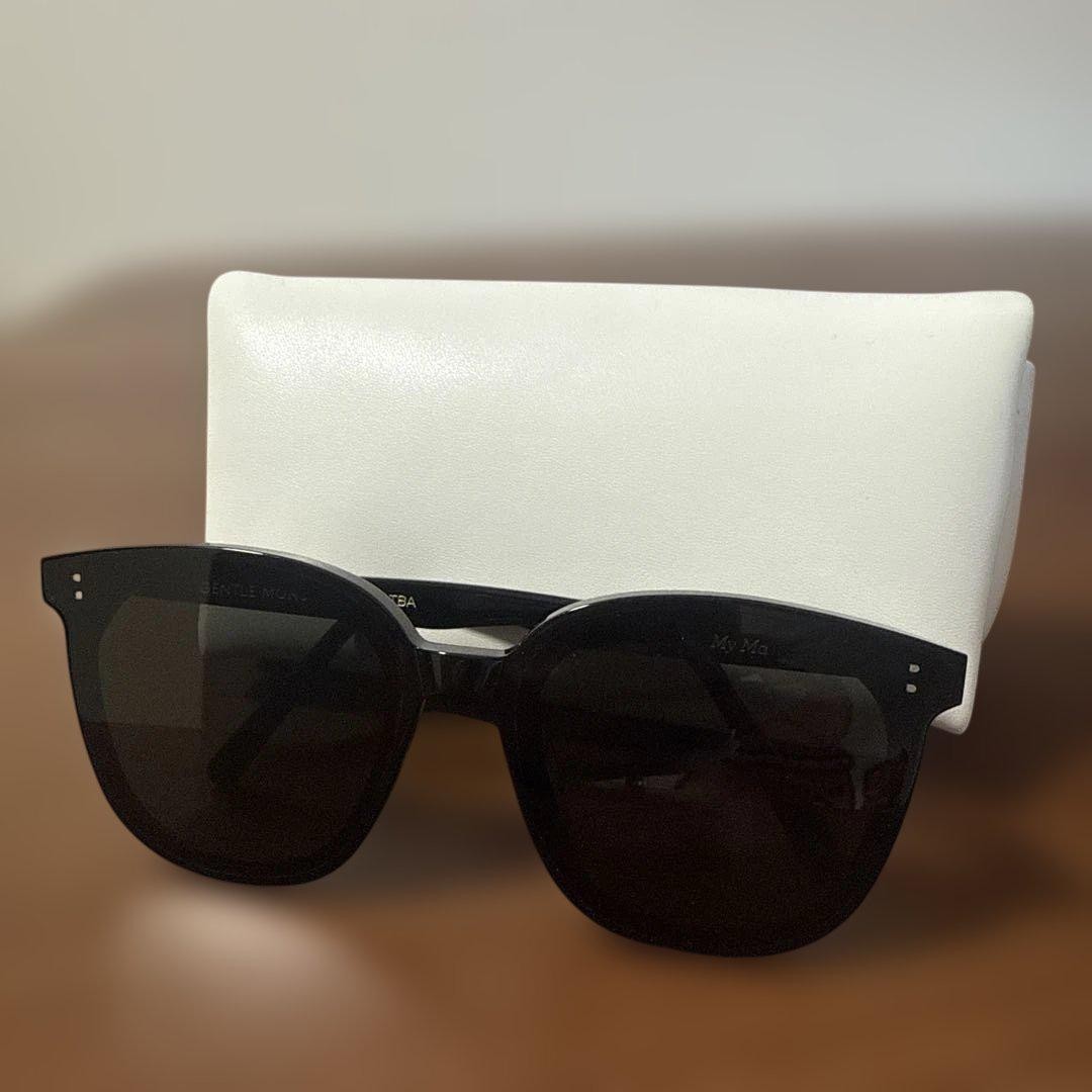 GENTLE MONSTER My Ma 01 Flatba Sunglasses Black Square Frame