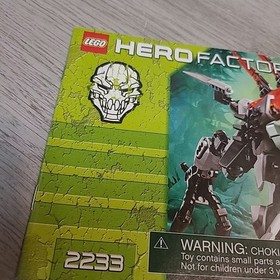 LEGO Hero Factory Fangz Replacement Manual 2233